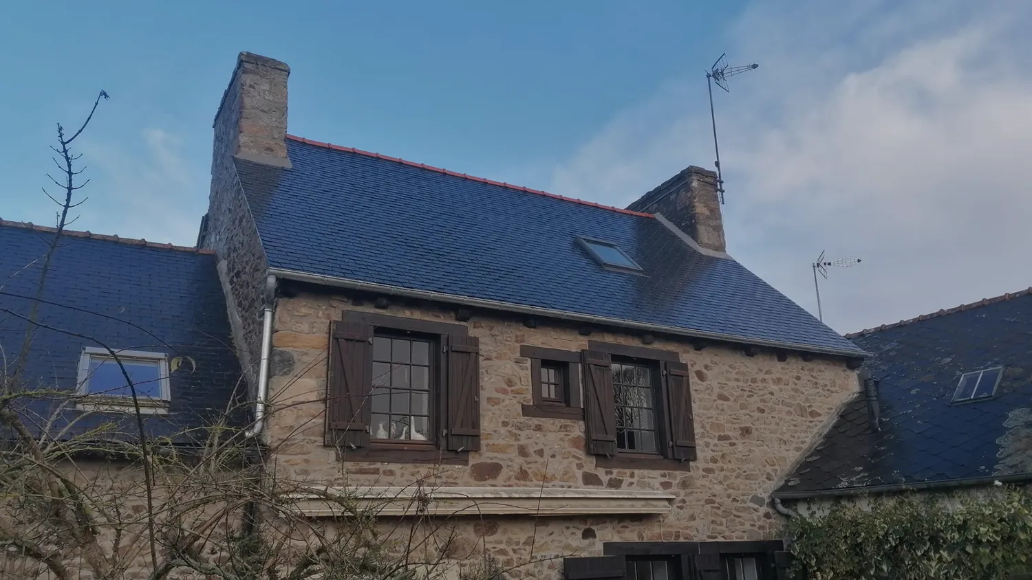 nettoyage de toiture yffiniac